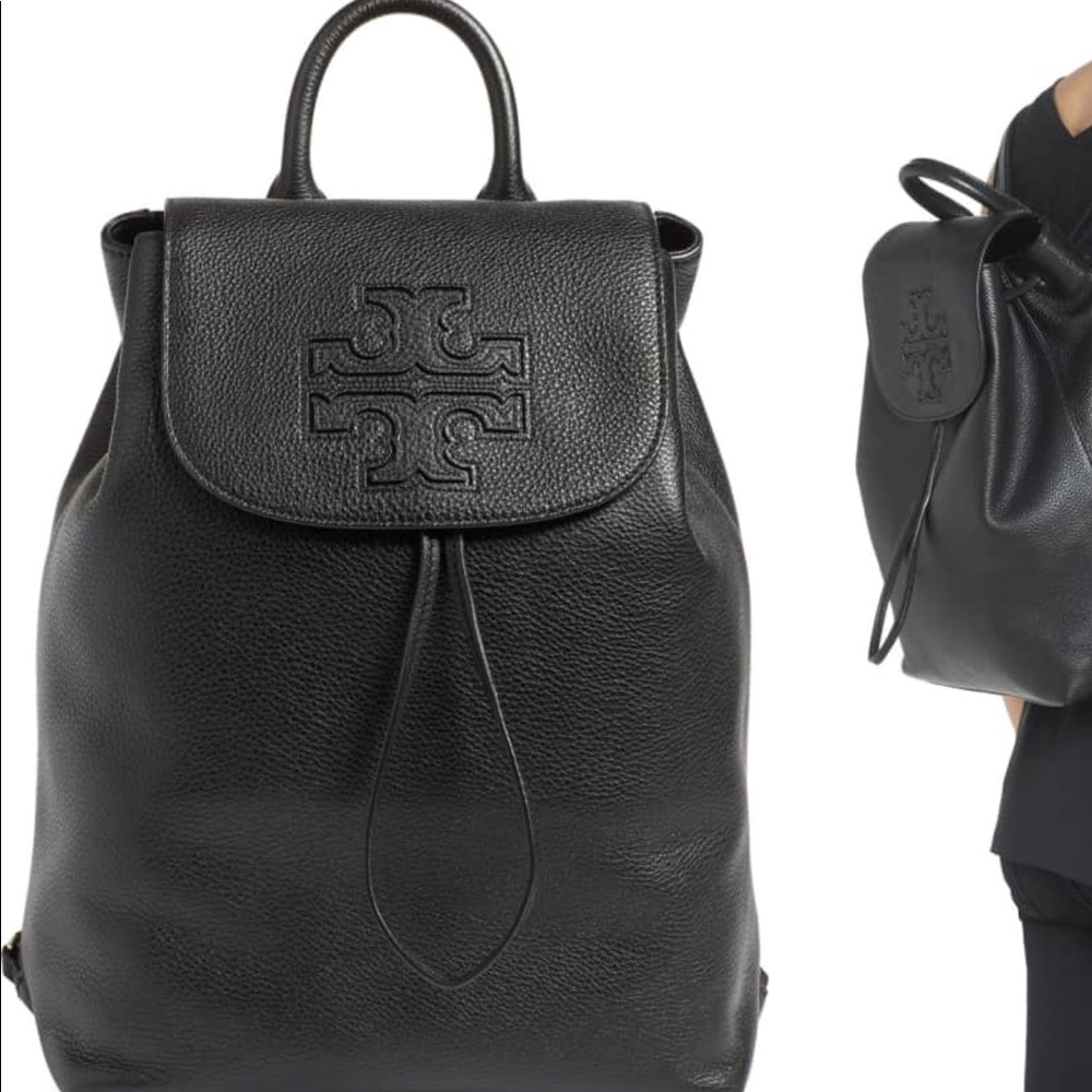 Tory Burch leather backpack 
